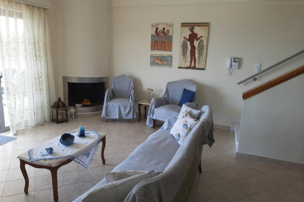 Seaside Villa Andronikos Amarynthos Esterno foto